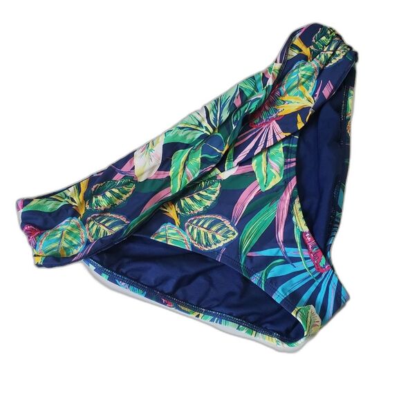 Bleu Rod Beattie tropical bikini bottom size 12 Its a Jungle Out There - Picture 1 of 8
